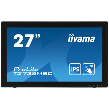 iiyama ProLite T2735MSC-B3 écran plat de PC 68,6 cm (27") 1920 x 1080 pixels Full HD LED Écran tactile Noir
