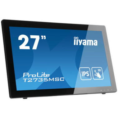 iiyama ProLite T2735MSC-B3 écran plat de PC 68,6 cm (27") 1920 x 1080 pixels Full HD LED Écran tactile Noir