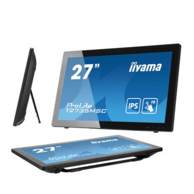 iiyama ProLite T2735MSC-B3 écran plat de PC 68,6 cm (27") 1920 x 1080 pixels Full HD LED Écran tactile Noir