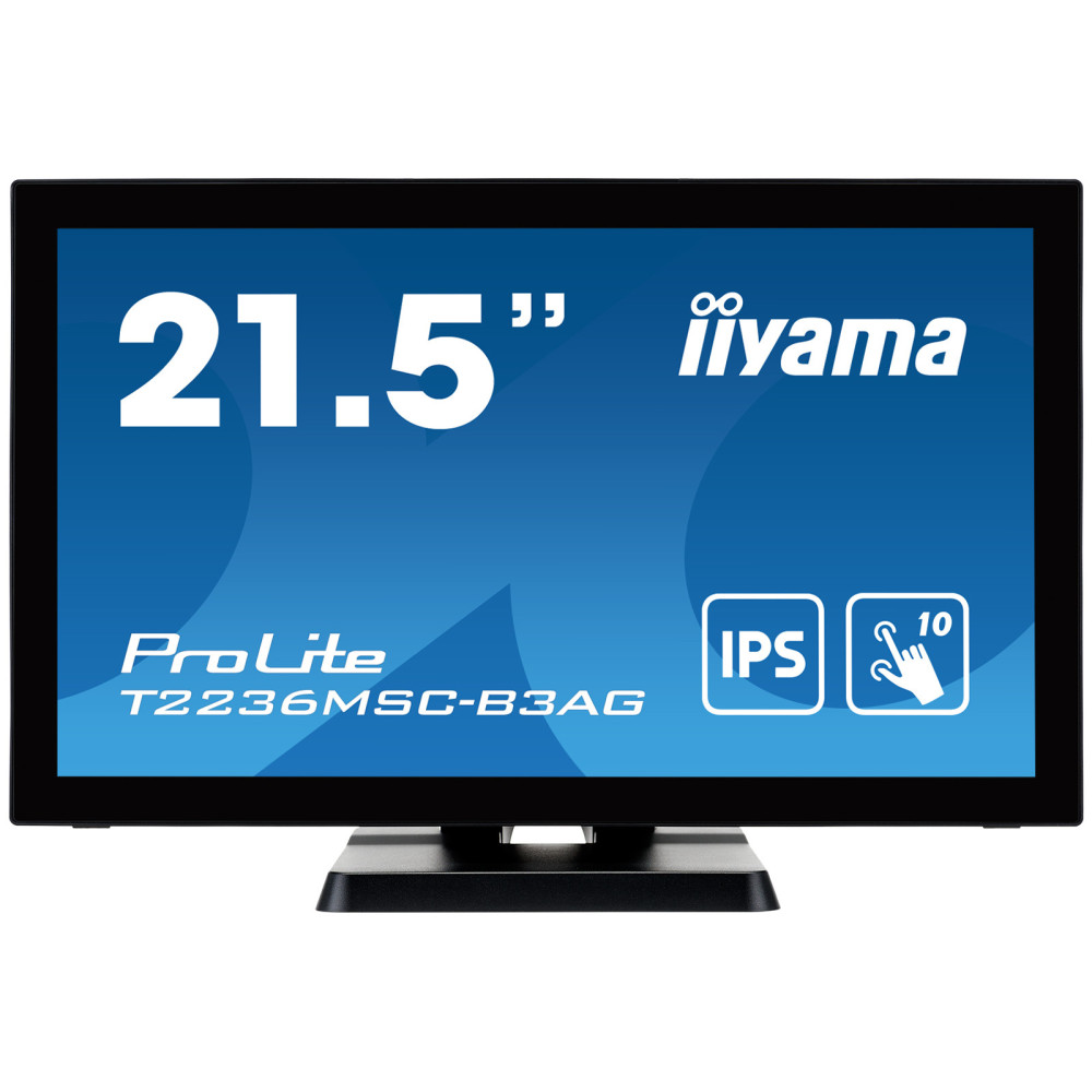iiyama ProLite écran plat de PC 54,6 cm (21.5") 1920 x 1080 pixels Full HD LED Écran tactile Table Noir iiyama ProLite écran plat de PC 54,6 cm (21.5") 1920 x 1080 pixels Full HD LED Écran tactile Table Noir