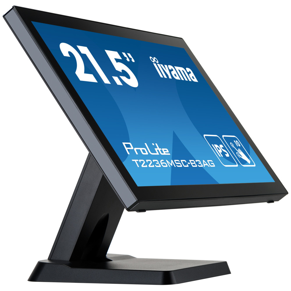 iiyama ProLite écran plat de PC 54,6 cm (21.5") 1920 x 1080 pixels Full HD LED Écran tactile Table Noir