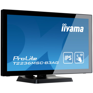 iiyama ProLite écran plat de PC 54,6 cm (21.5") 1920 x 1080 pixels Full HD LED Écran tactile Table Noir