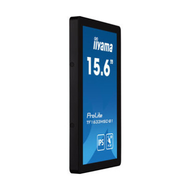 iiyama ProLite TF1633MSC-B1 écran plat de PC 39,6 cm (15.6") 1920 x 1080 pixels Full HD Écran tactile Noir
