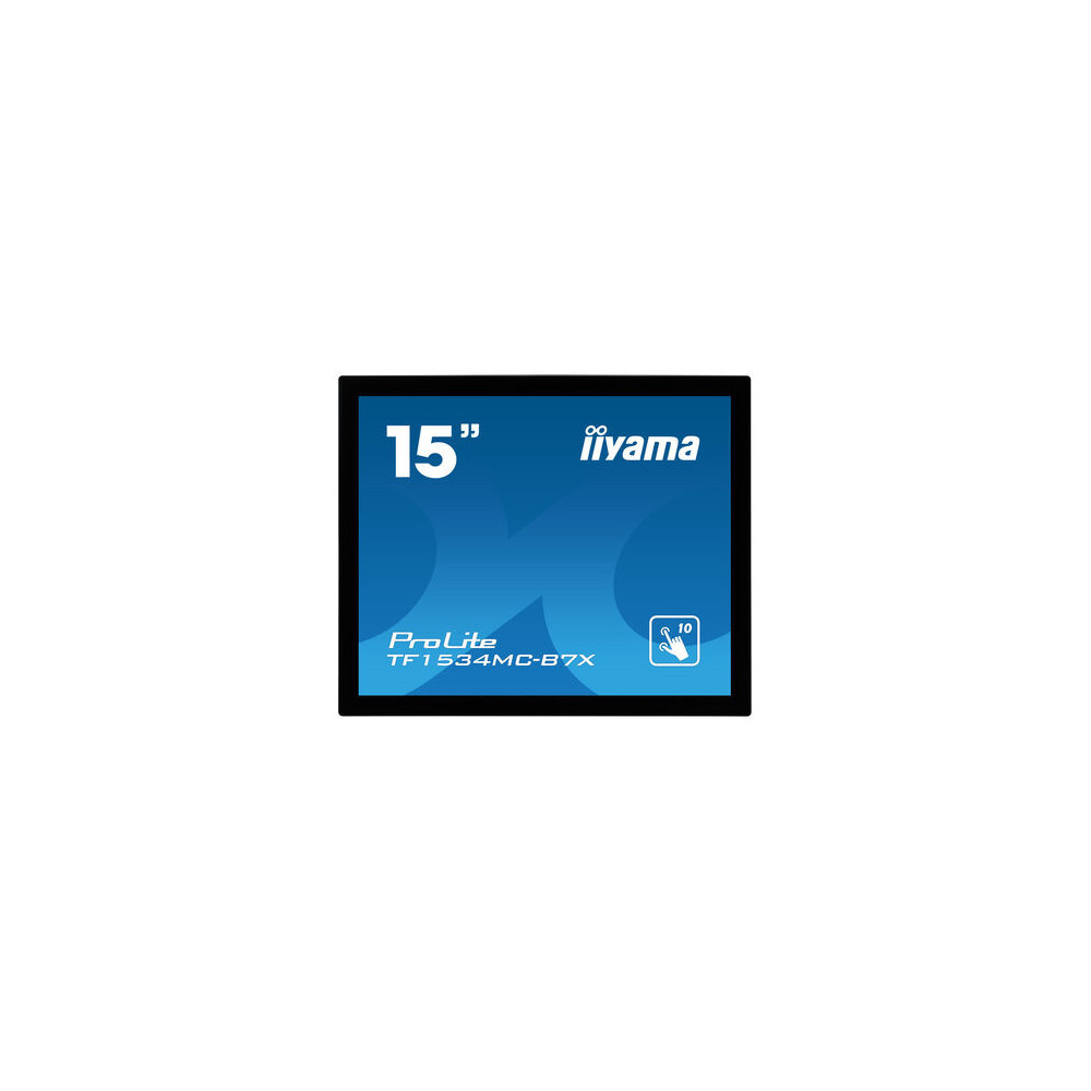 iiyama TF1534MC-B7X Moniteur de caisse 38,1 cm (15") 1024 x 768 pixels XGA Écran tactile