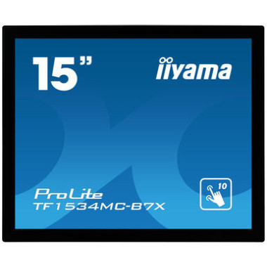 iiyama TF1534MC-B7X Moniteur de caisse 38,1 cm (15") 1024 x 768 pixels XGA Écran tactile