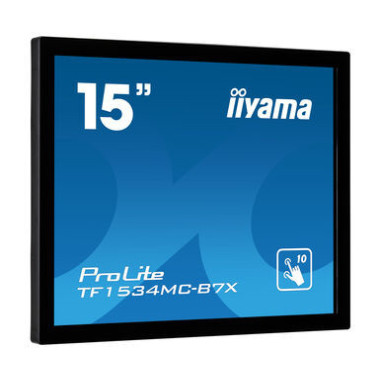 iiyama TF1534MC-B7X Moniteur de caisse 38,1 cm (15") 1024 x 768 pixels XGA Écran tactile