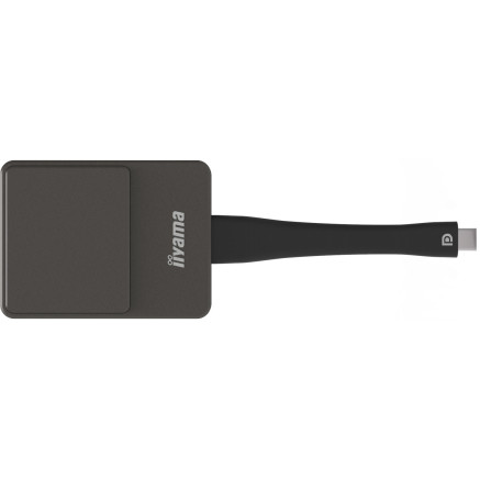 iiyama WP D002C connecteur de télévision intelligent USB 4K Ultra HD Noir, Argent