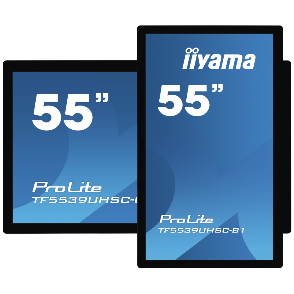 iiyama ProLite TF5539UHSC-B1AG écran plat de PC 139,7 cm (55") 3840 x 2160 pixels 4K Ultra HD LED Écran tactile