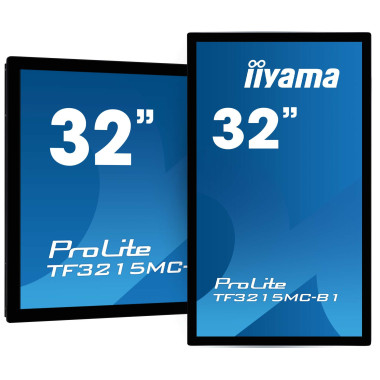 iiyama ProLite TF3215MC-B2 écran plat de PC 81,3 cm (32") 1920 x 1080 pixels Full HD LED Écran tactile Kiosque Noir
