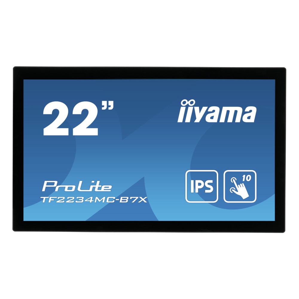 iiyama ProLite TF2234MC-B7X écran plat de PC 54,6 cm (21.5") 1920 x 1080 pixels Full HD LED Écran tactile Multi-utilisateur Noir iiyama ProLite TF2234MC-B7X écran plat de PC 54,6 cm (21.5") 1920 x 1080 pixels Full HD LED Écran tactile Multi-utilisateur Noir
