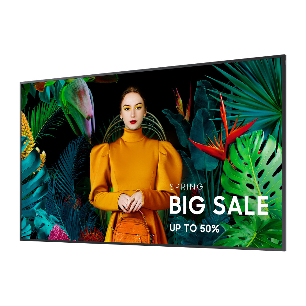 Samsung QB55C Écran plat de signalisation numérique 139,7 cm (55") LCD Wifi 350 cd m² 4K Ultra HD Noir Intégré dans le