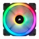 CORSAIR CO-9050071-WW CORVE036769 Boîtierlüfter Corsair LL Series LL120 RGB Dual Light Loop (CO-9050071-WW)