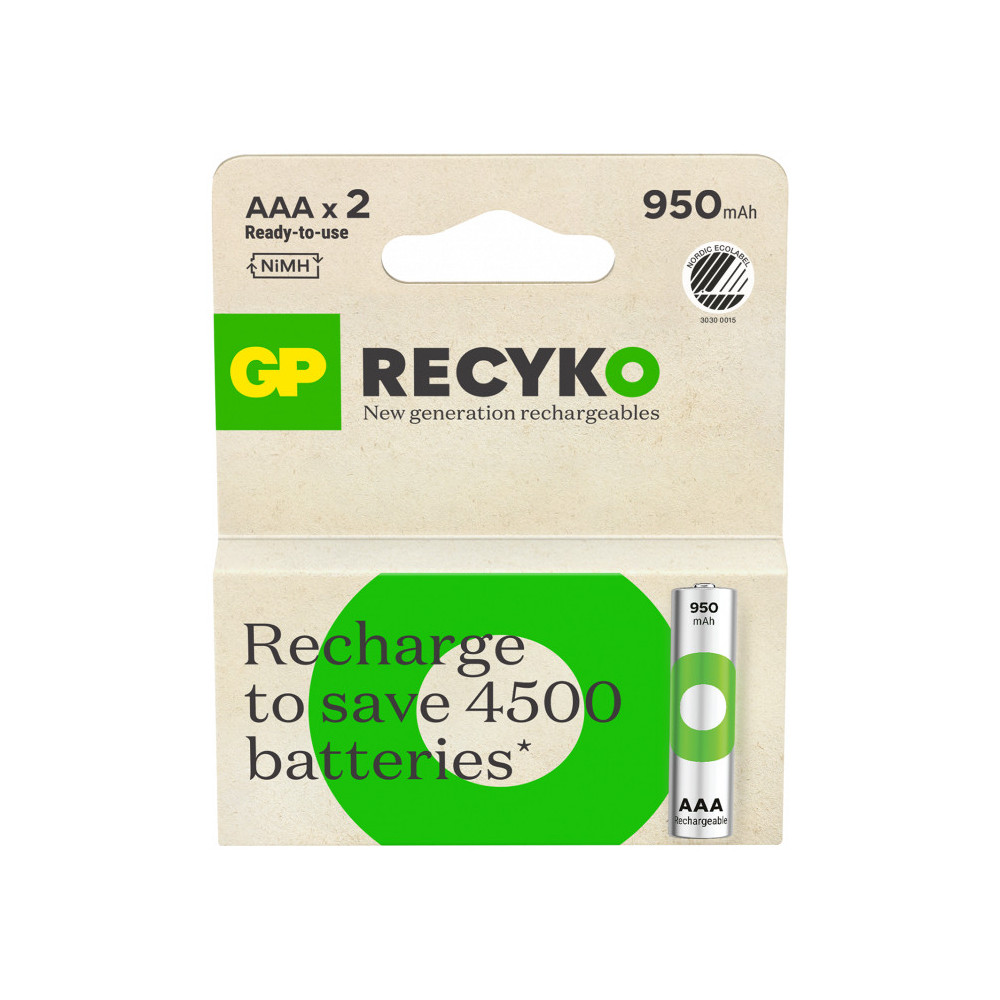 GP Batteries 201241 pile domestique Batterie rechargeable AAA Hybrides nickel-métal (NiMH)