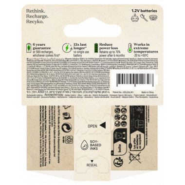 GP Batteries 201241 pile domestique Batterie rechargeable AAA Hybrides nickel-métal (NiMH)