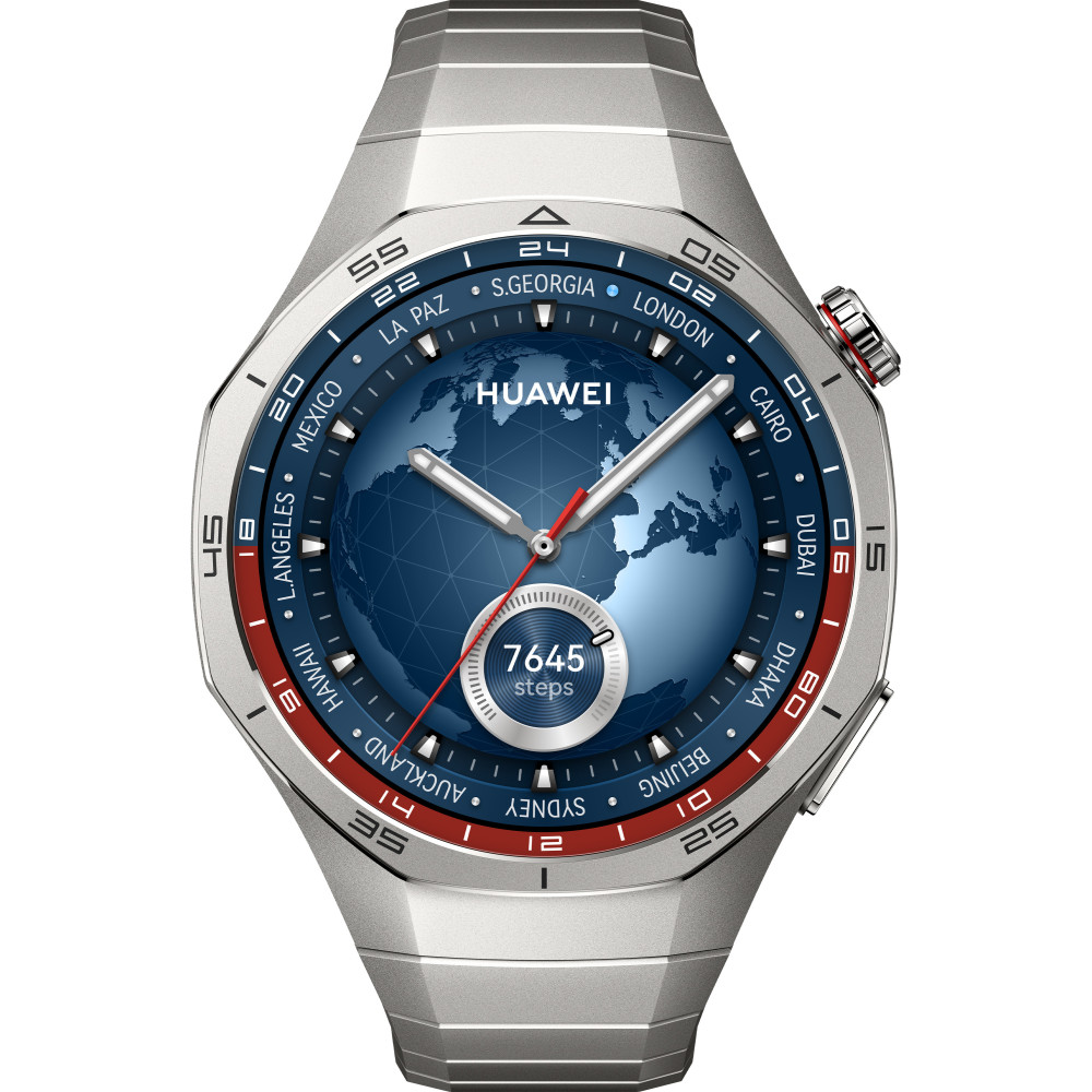 Huawei WATCH GT5 Pro 46mm 3,63 cm (1.43") AMOLED Numérique 466 x 466 pixels Titane GPS (satellite) Huawei WATCH GT5 Pro 46mm 3,63 cm (1.43") AMOLED Numérique 466 x 466 pixels Titane GPS (satellite)