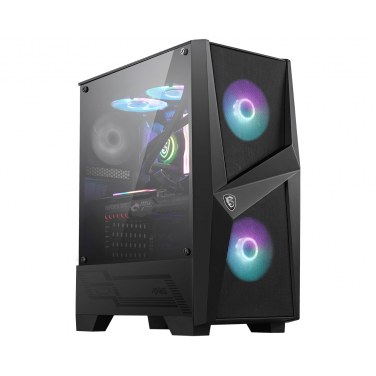 MSI MAG FORGE 100R MSIBT036851 MSI MAG FORGE 100R - MT - 3USB - AUDIO - VERRE TREMPEE - RGB