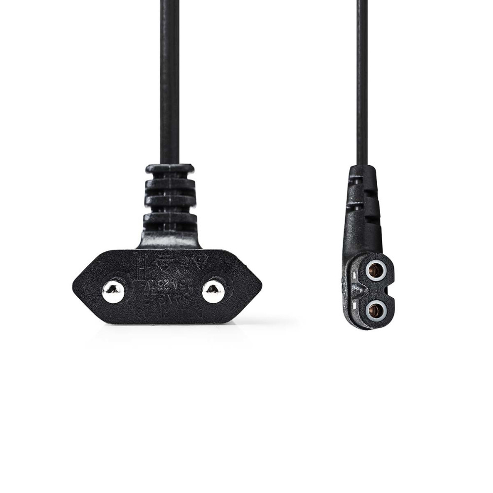 Nedis PCGB11055BK20 câble électrique Noir 2 m CEE7 16 IEC C7