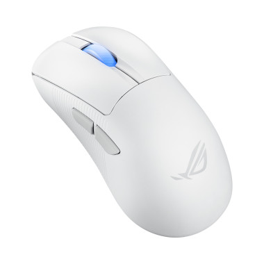 ASUS ROG Keris II Ace Wireless AimPoint White souris Jouer Droitier RF Wireless + Bluetooth + USB Type-A Optique 42000 DPI