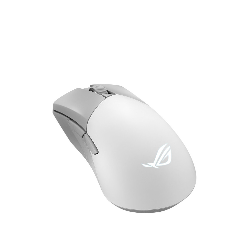ASUS ROG Gladius III Wireless Aimpoint White souris Jouer Droitier RF Wireless + Bluetooth + USB Type-A Optique 36000 DPI ASUS ROG Gladius III Wireless Aimpoint White souris Jouer Droitier RF Wireless + Bluetooth + USB Type-A Optique 36000 DPI