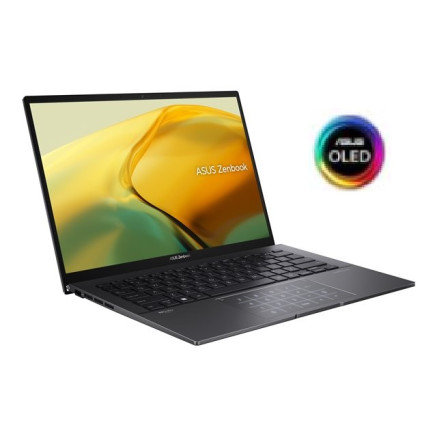 ASU00046690 ASUS UM3406KA-QD096W (Zenbook 14 OLED) - 14p OLED WUXGA R5-AI-3407 16Go 512Go Radeon Windows 11 Familial Noir