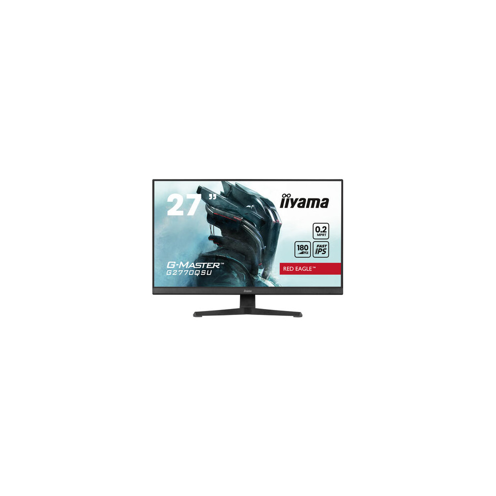 IIYEC046088 IIYAMA G2770QSU-B6 - 27p F-IPS 2560x1440 180Hz 0,2ms 400cd/m² HDMI/DP 2x2W 4xUSB Noir IIYEC046088 IIYAMA G2770QSU-B6 - 27p F-IPS 2560x1440 180Hz 0,2ms 400cd/m² HDMI/DP 2x2W 4xUSB Noir