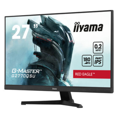IIYEC046088 IIYAMA G2770QSU-B6 - 27p F-IPS 2560x1440 180Hz 0,2ms 400cd/m² HDMI/DP 2x2W 4xUSB Noir