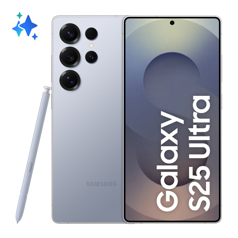 Samsung Galaxy S25 Ultra 17,5 cm (6.9") Double SIM Android 15 5G USB Type-C 12 Go 512 Go 5000 mAh Bleu, Argent, Titane Samsung Galaxy S25 Ultra 17,5 cm (6.9") Double SIM Android 15 5G USB Type-C 12 Go 512 Go 5000 mAh Bleu, Argent, Titane