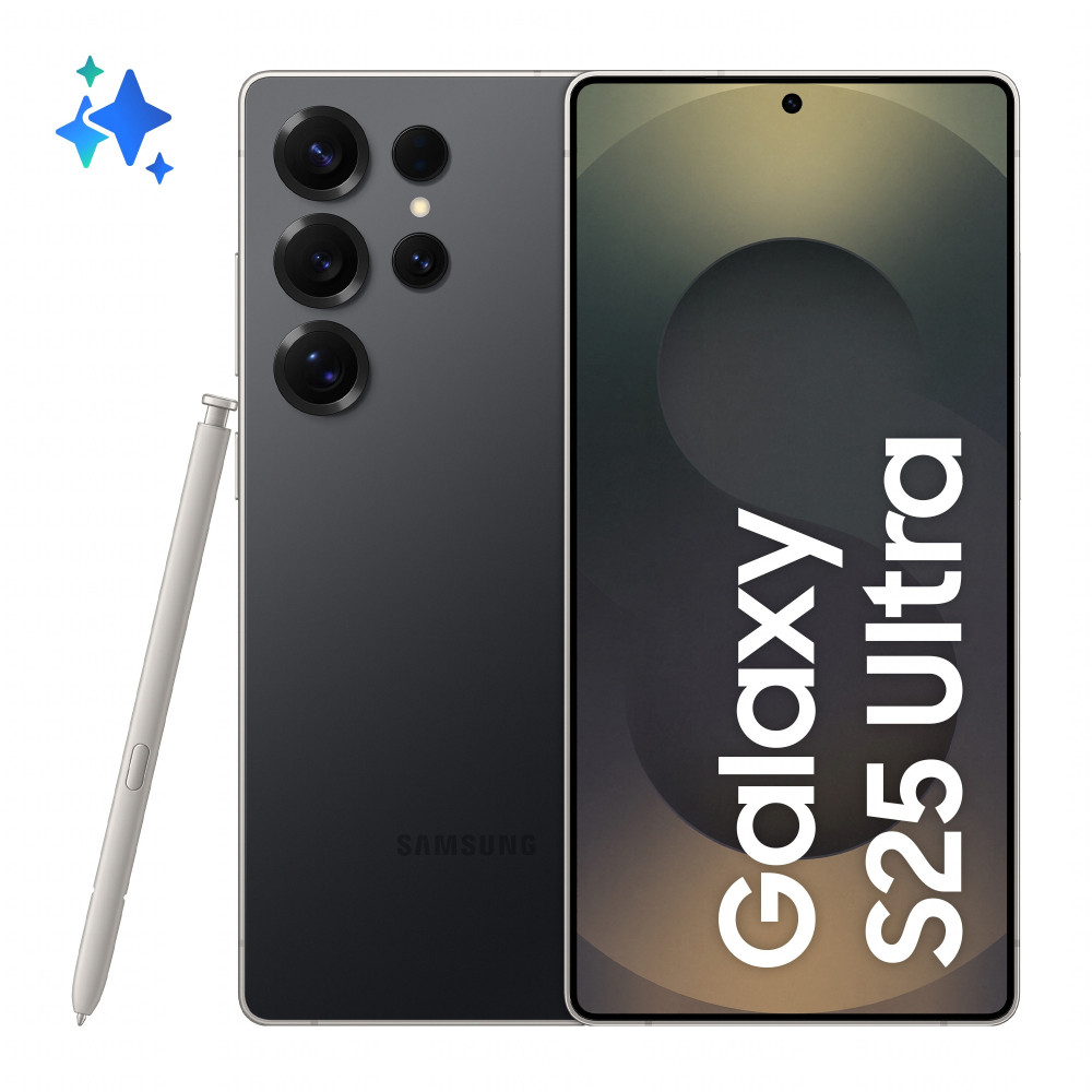 Samsung Galaxy S25 Ultra 17,5 cm (6.9") Double SIM Android 15 5G USB Type-C 12 Go 256 Go 5000 mAh Noir, Titane Samsung Galaxy S25 Ultra 17,5 cm (6.9") Double SIM Android 15 5G USB Type-C 12 Go 256 Go 5000 mAh Noir, Titane
