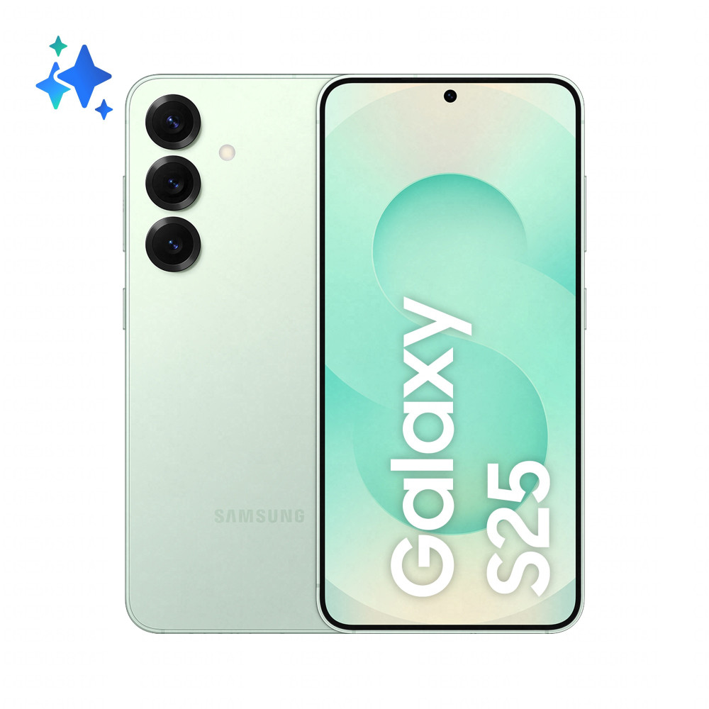 Samsung Galaxy S25 15,8 cm (6.2") Double SIM Android 15 5G USB Type-C 12 Go 256 Go 4000 mAh Couleur menthe Samsung Galaxy S25 15,8 cm (6.2") Double SIM Android 15 5G USB Type-C 12 Go 256 Go 4000 mAh Couleur menthe