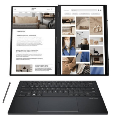 ASUNO045953 ASUS UX8406CA-PZ172X (Zenbook Duo) - 14.5p 2.8K OLED U9-285H 16Go 1To ARC Windows 11 Pro Gris
