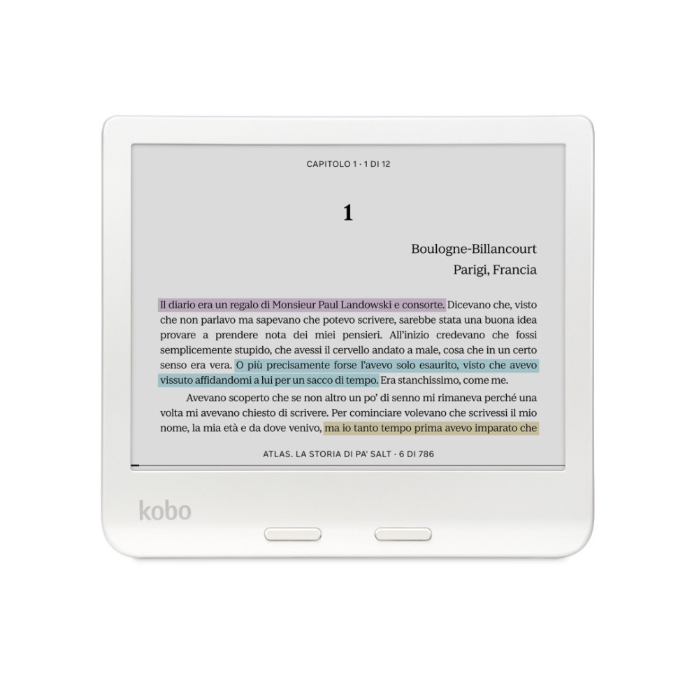 Rakuten Kobo Libra Colour Liseuse Écran tactile 32 Go Wifi Blanc