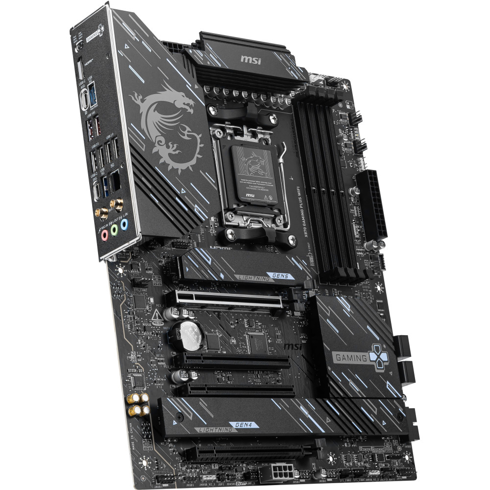 MSI X870 GAMING PLUS WIFI carte mère AMD X870 Emplacement AM5 ATX