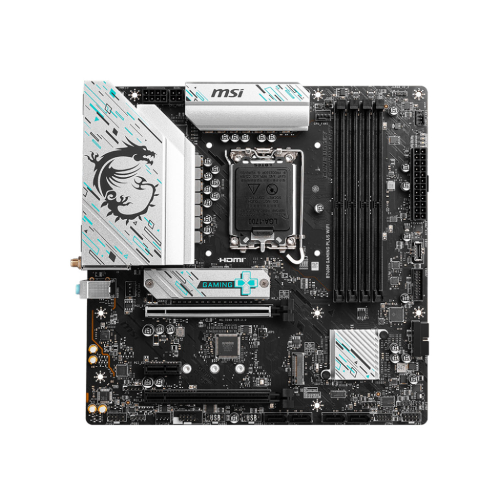 MSI B760M GAMING PLUS WIFI carte mère Intel B760 LGA 1700 micro ATX MSI B760M GAMING PLUS WIFI carte mère Intel B760 LGA 1700 micro ATX