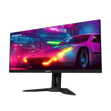GIGABYTE M34WQ Moniteur de jeu 34" WQHD - 3440 x 1440, 144Hz, 1ms, 400 cd m², FreeSync Premium, Display HDR400, HDMI 2.0,
