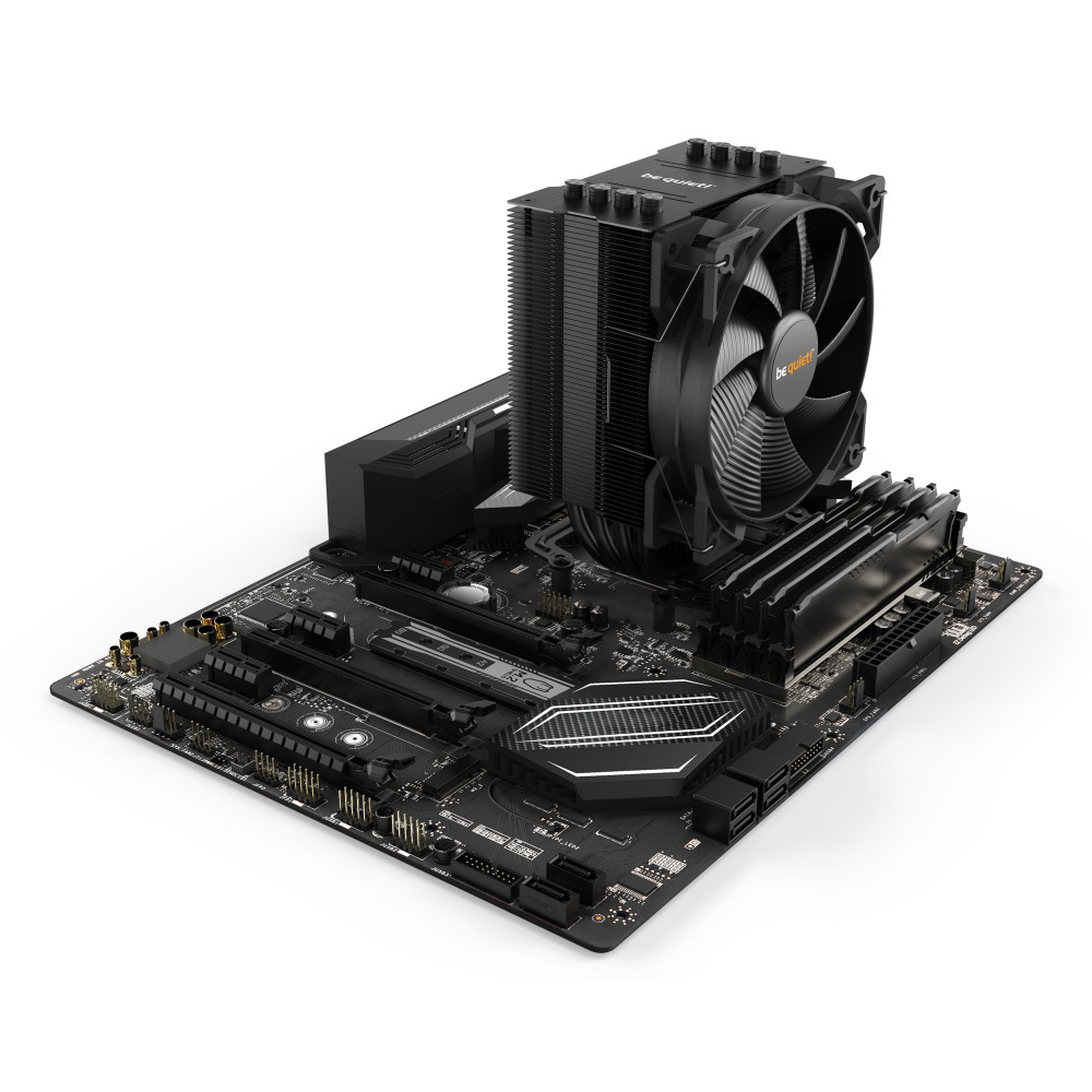 be quiet! Pure Rock 2 Black | Ventirad mono tour, noir, socket Intel et AMD