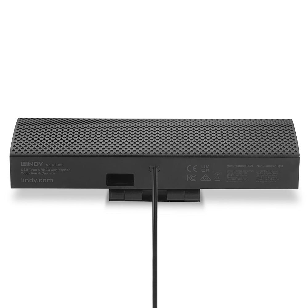 Lindy 43905 webcam 8 MP 3840 x 2160 pixels USB Noir