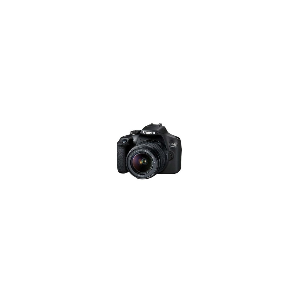 Canon EOS 2000D BK 18-55 IS II EU26 Kit d'appareil-photo SLR 24,1 MP CMOS 6000 x 4000 pixels Noir