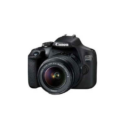 Canon EOS 2000D BK 18-55 IS II EU26 Kit d'appareil-photo SLR 24,1 MP CMOS 6000 x 4000 pixels Noir