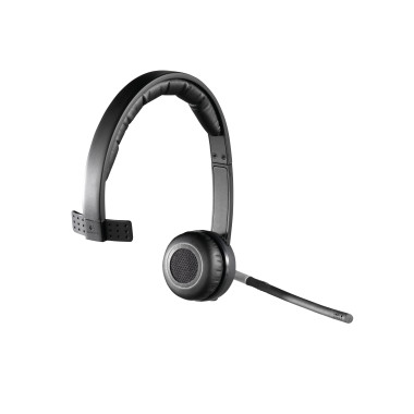 Logitech H820e Casque Sans fil Arceau Bureau Centre d'appels Socle de chargement Noir