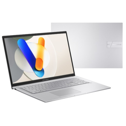 ASU00046611 ASUS S1704VA-DRAU328W (VivoBook 17S) - 17.3p FHD Core 5-120U 16Go 512Go Iris Xe Windows 11 Familial Argent