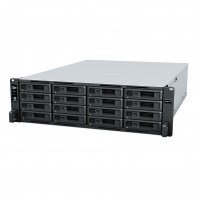 SYNBT037374 RS2821RP+ Bt NAS Rack 3U pour 16 DD 3.5/2.5p 2.2GHz QCore 4Go 4LAN GbE USB3.2