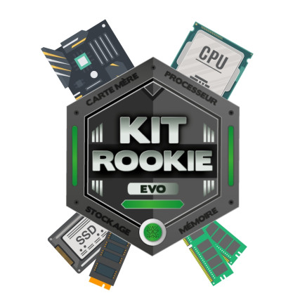 KIT00046625 KIT ROOKIE EVO - H610M S2H V2 + I3-14100 + 16Go DDR5 + 1 To NVMe