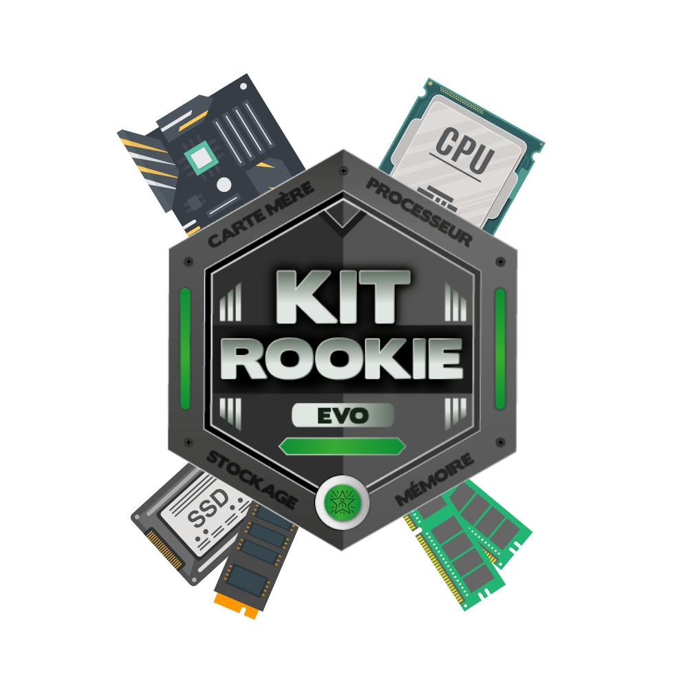 KIT00046625 KIT ROOKIE EVO - H610M S2H V2 + I3-14100 + 16Go DDR5 + 1 To NVMe KIT00046625 KIT ROOKIE EVO - H610M S2H V2 + I3-14100 + 16Go DDR5 + 1 To NVMe