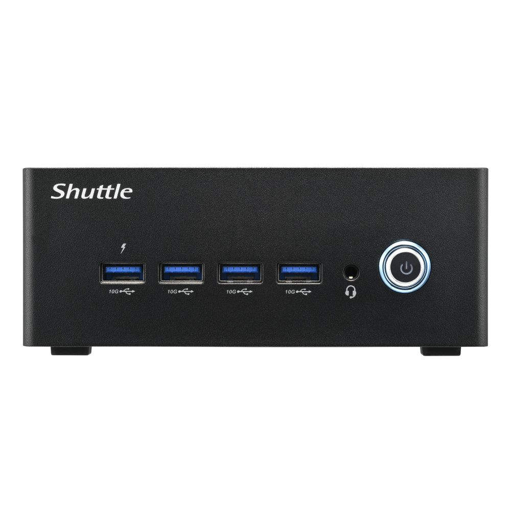 Shuttle Nano PC NT10H9, Intel Core Ultra 9 185H, Intel Arc graphics, 2xHDMI, 2xUSB 4.0 (DP), 2x2.5Gbit LAN, VESA, 24 7