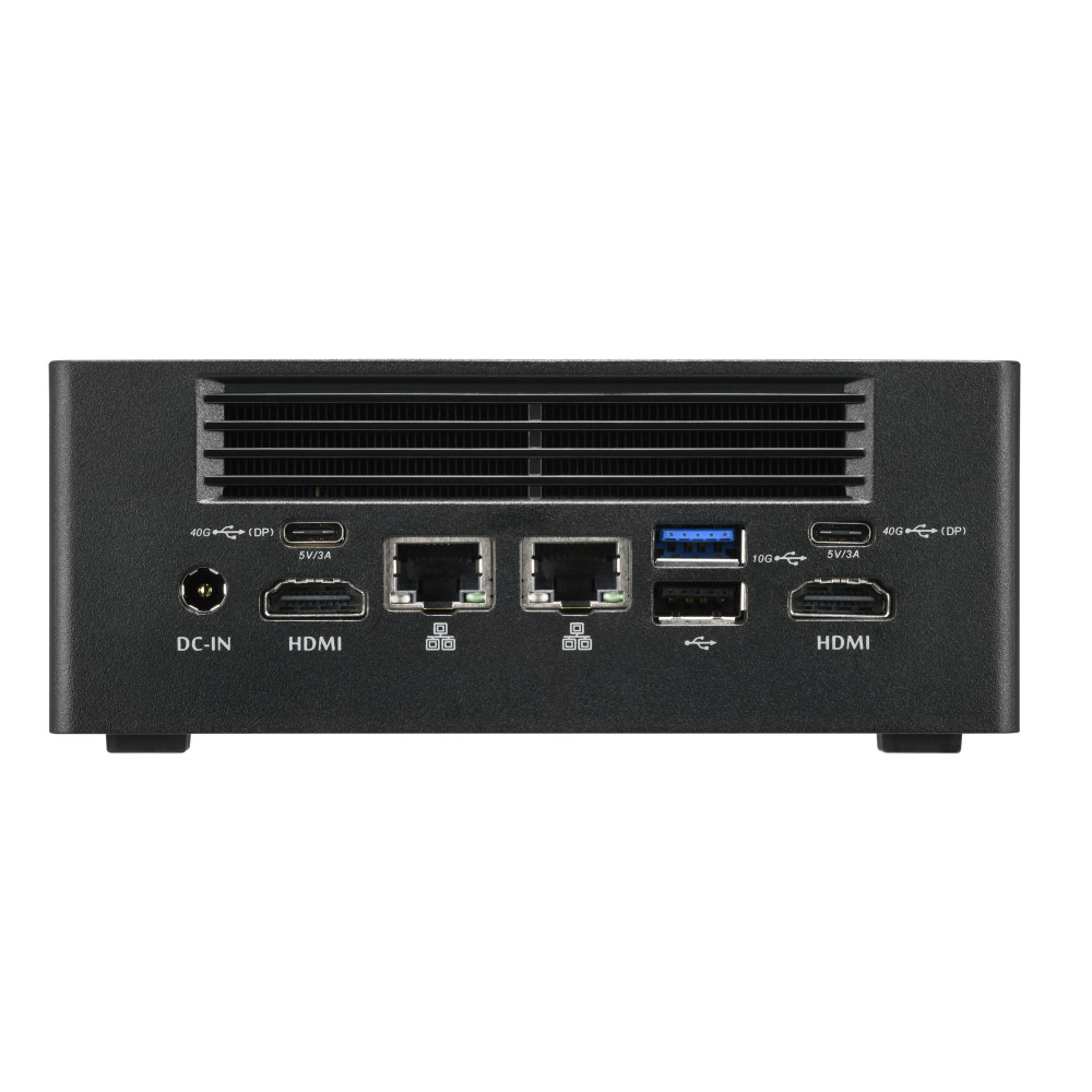 Shuttle Nano PC NT10H9, Intel Core Ultra 9 185H, Intel Arc graphics, 2xHDMI, 2xUSB 4.0 (DP), 2x2.5Gbit LAN, VESA, 24 7