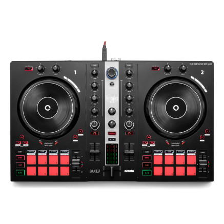 Hercules INPULSE 300 MK2 Graveur de disques vinyle Noir, Rouge