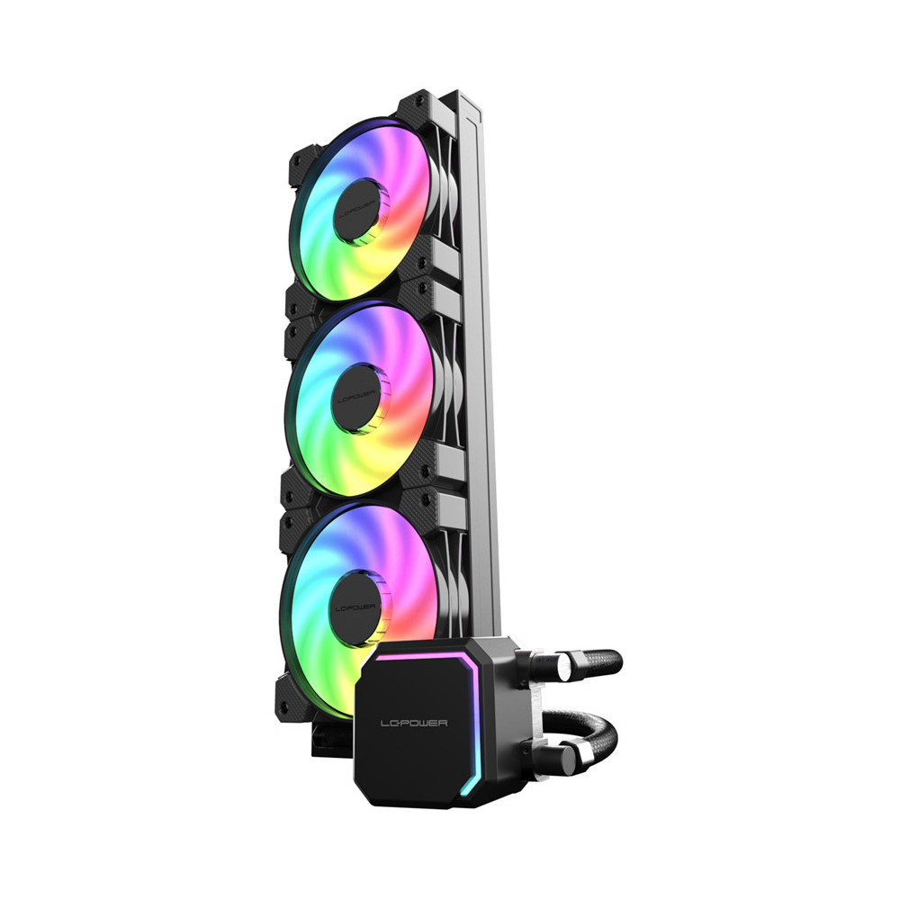 LC-Power LC-CC-360-B-ARGB système de refroidissement d’ordinateur Processeur Refroidisseur de liquide tout-en-un 12 cm Noir