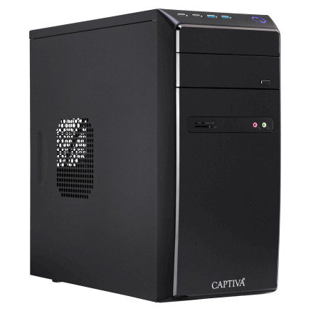 CAPTIVA Power Starter I84-355 Intel® Core™ i5 i5-12400 16 Go DDR4-SDRAM 1 To SSD Windows 11 Home Midi Tower PC Noir