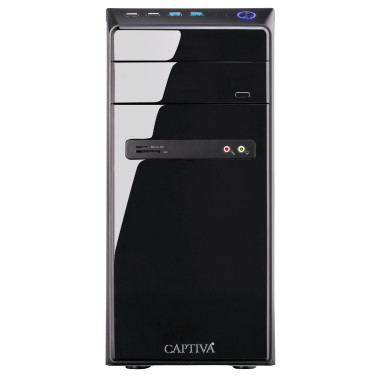 CAPTIVA Power Starter I84-355 Intel® Core™ i5 i5-12400 16 Go DDR4-SDRAM 1 To SSD Windows 11 Home Midi Tower PC Noir