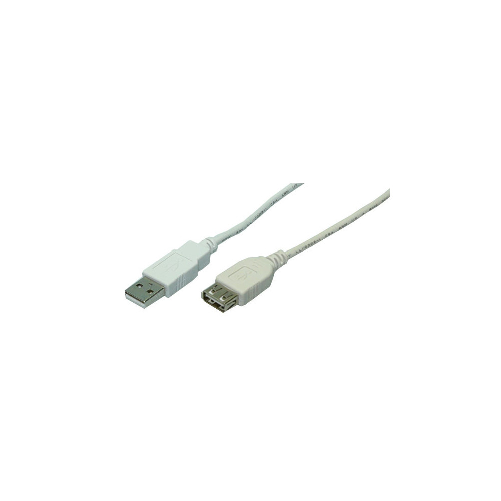 LogiLink USB 2.0 5m câble USB 0,5 m USB A Gris LogiLink USB 2.0 5m câble USB 0,5 m USB A Gris